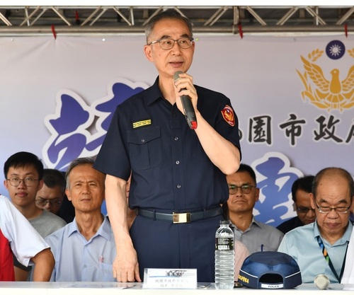 廖局長主持靖勇專案演習