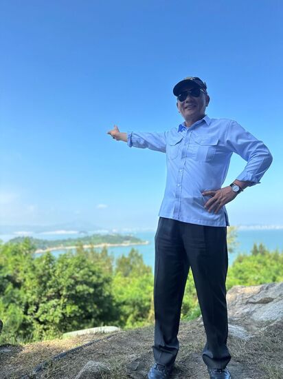 擔任海巡署金馬澎分署分署長戍守海疆走遍轄區每一寸土地